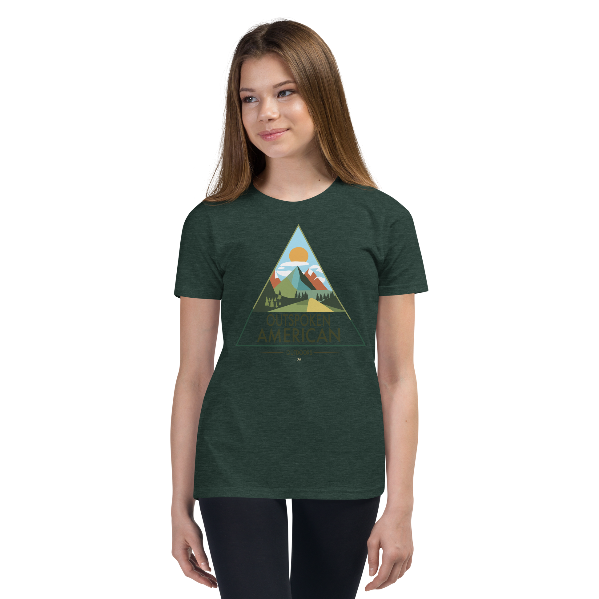 Outspoken American Outdoors (MONROE Design) Youth Tee