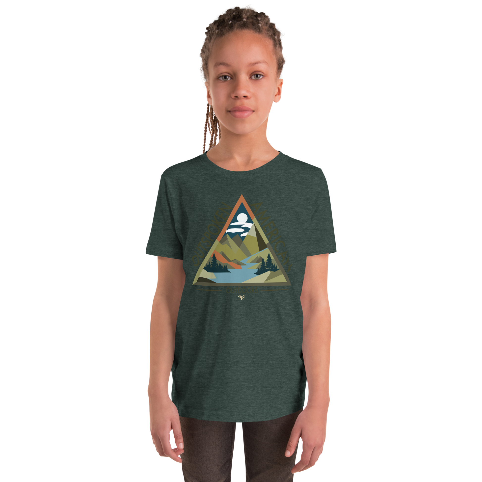 Outspoken American Outdoors (ROME Design) Youth Tee