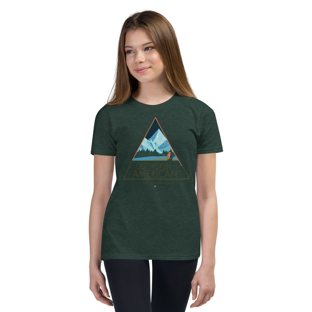 Outspoken American Outdoors (APPALACHIA Design) Youth Tee