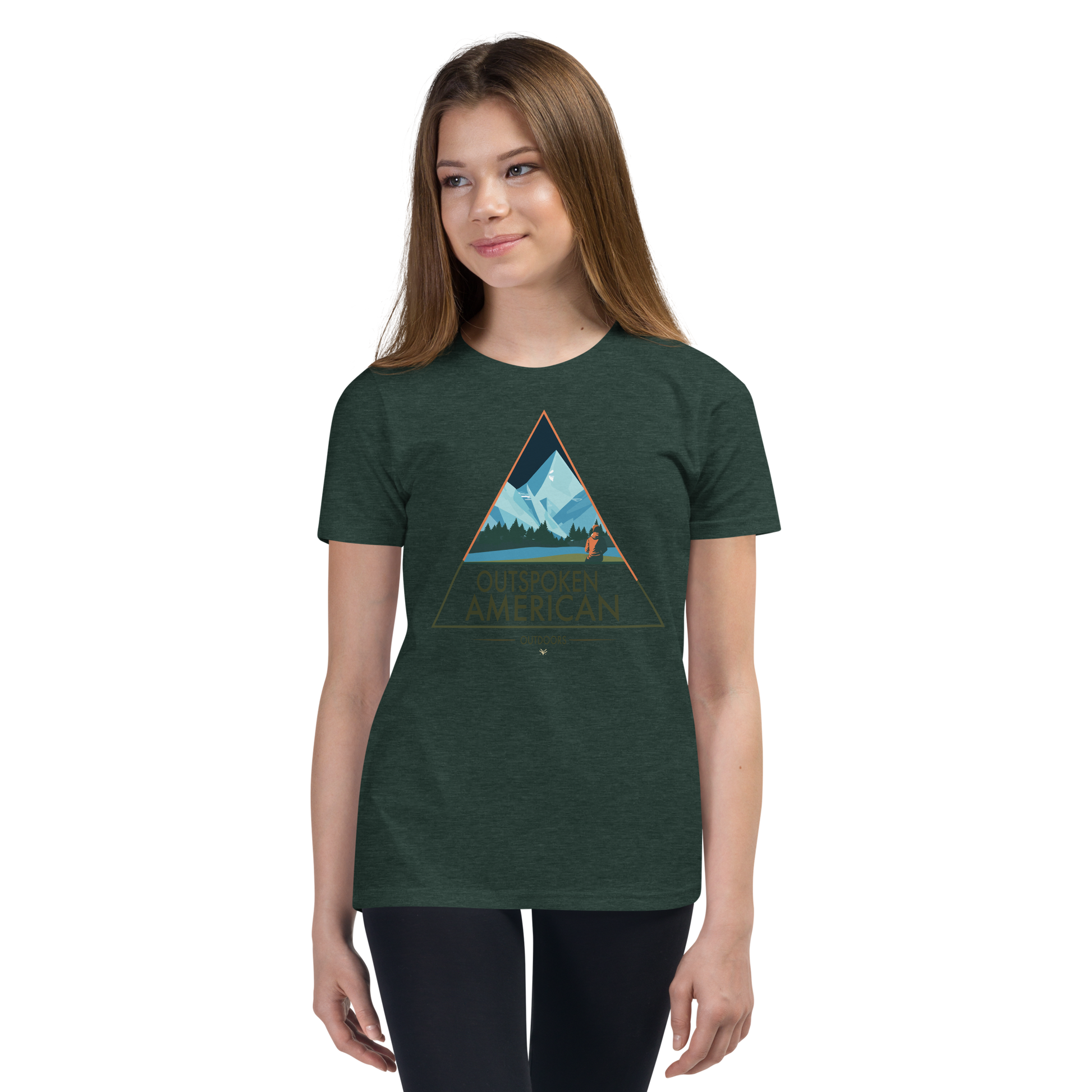 Outspoken American Outdoors (APPALACHIA Design) Youth Tee