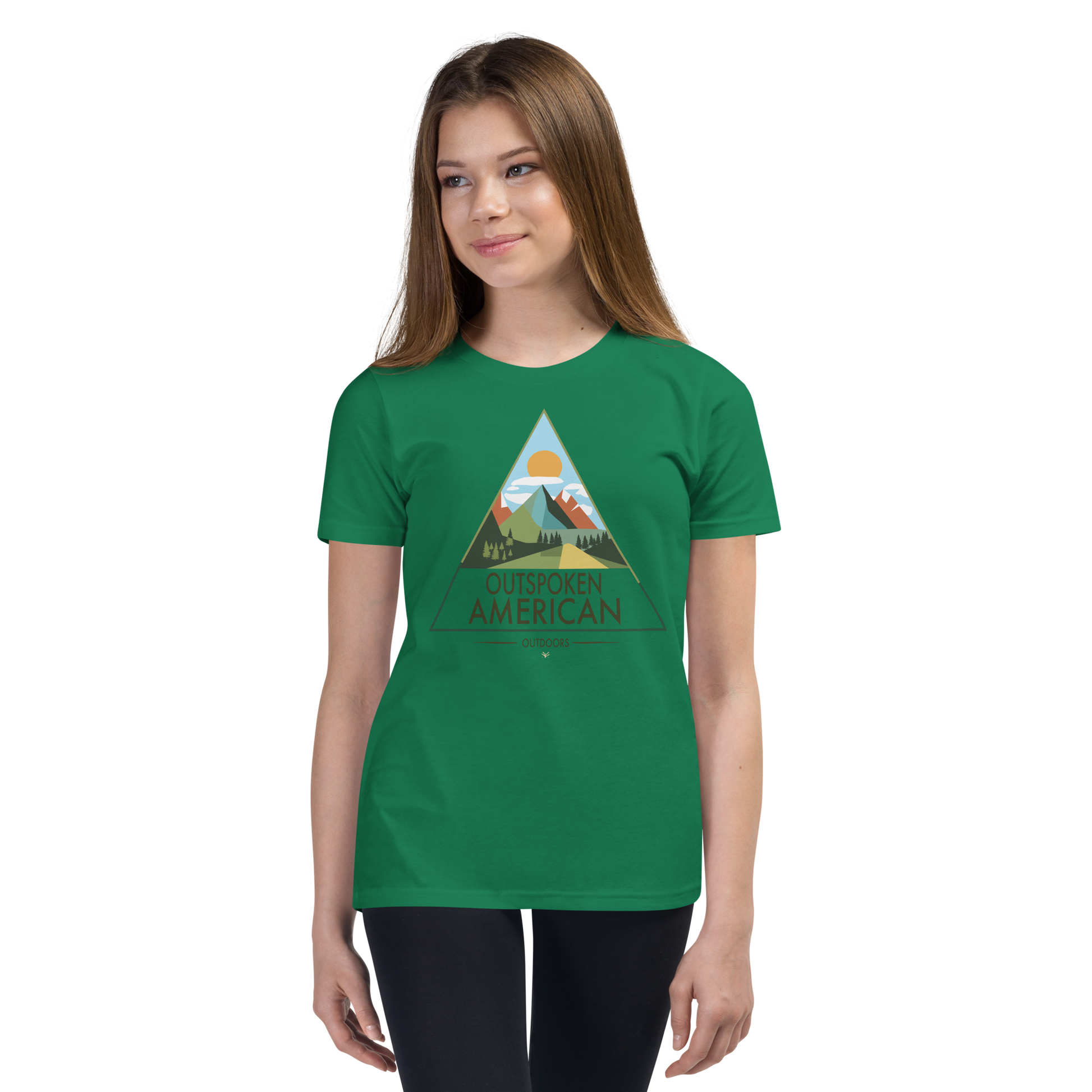 Outspoken American Outdoors (MONROE Design) Youth Tee