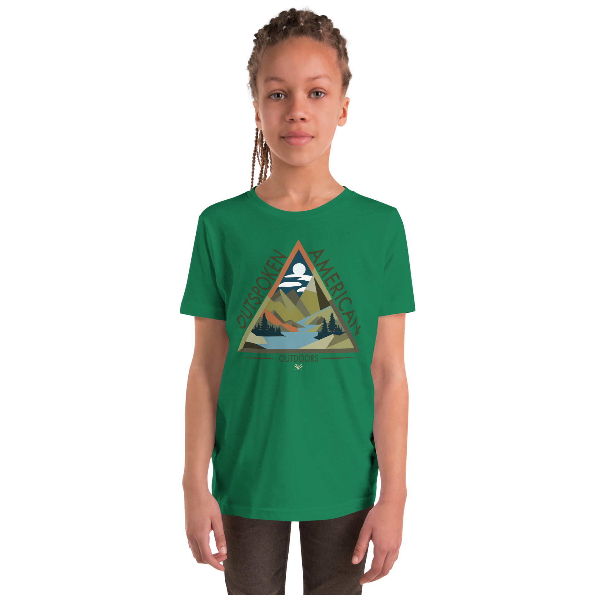 Outspoken American Outdoors (ROME Design) Youth Tee