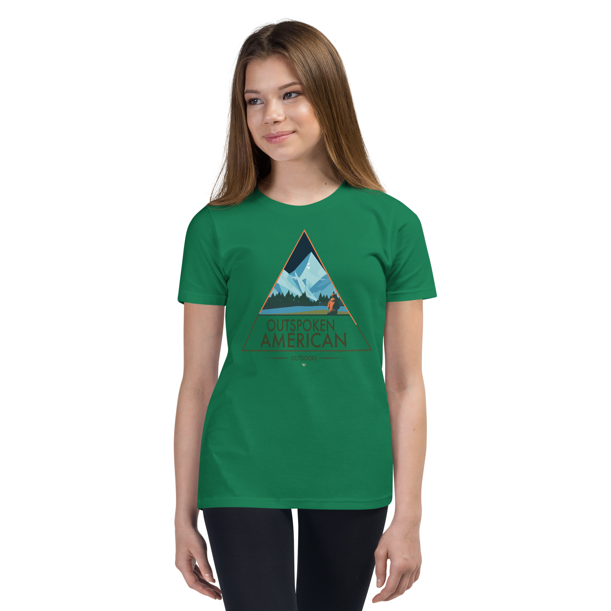 Outspoken American Outdoors (APPALACHIA Design) Youth Tee