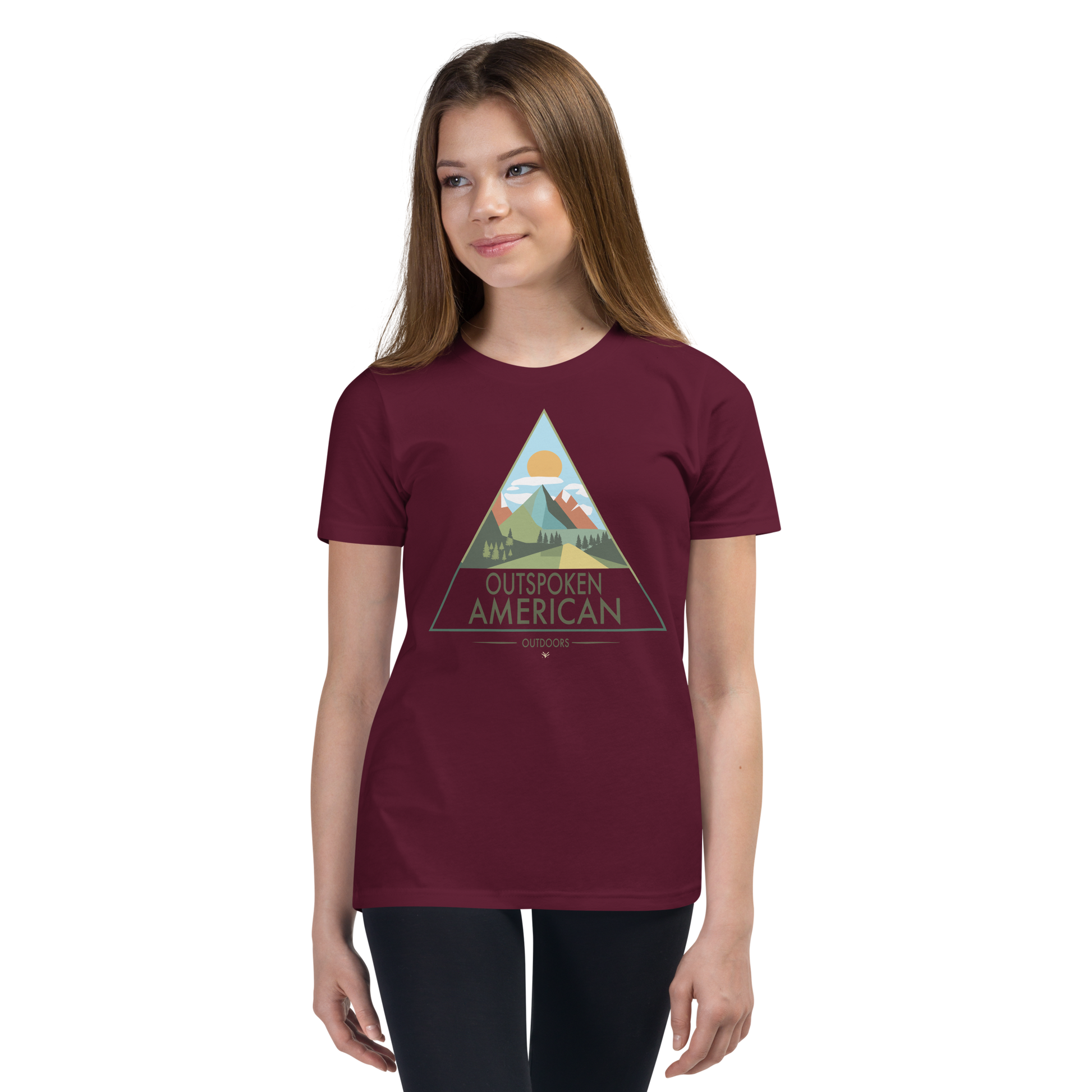 Outspoken American Outdoors (MONROE Design) Youth Tee