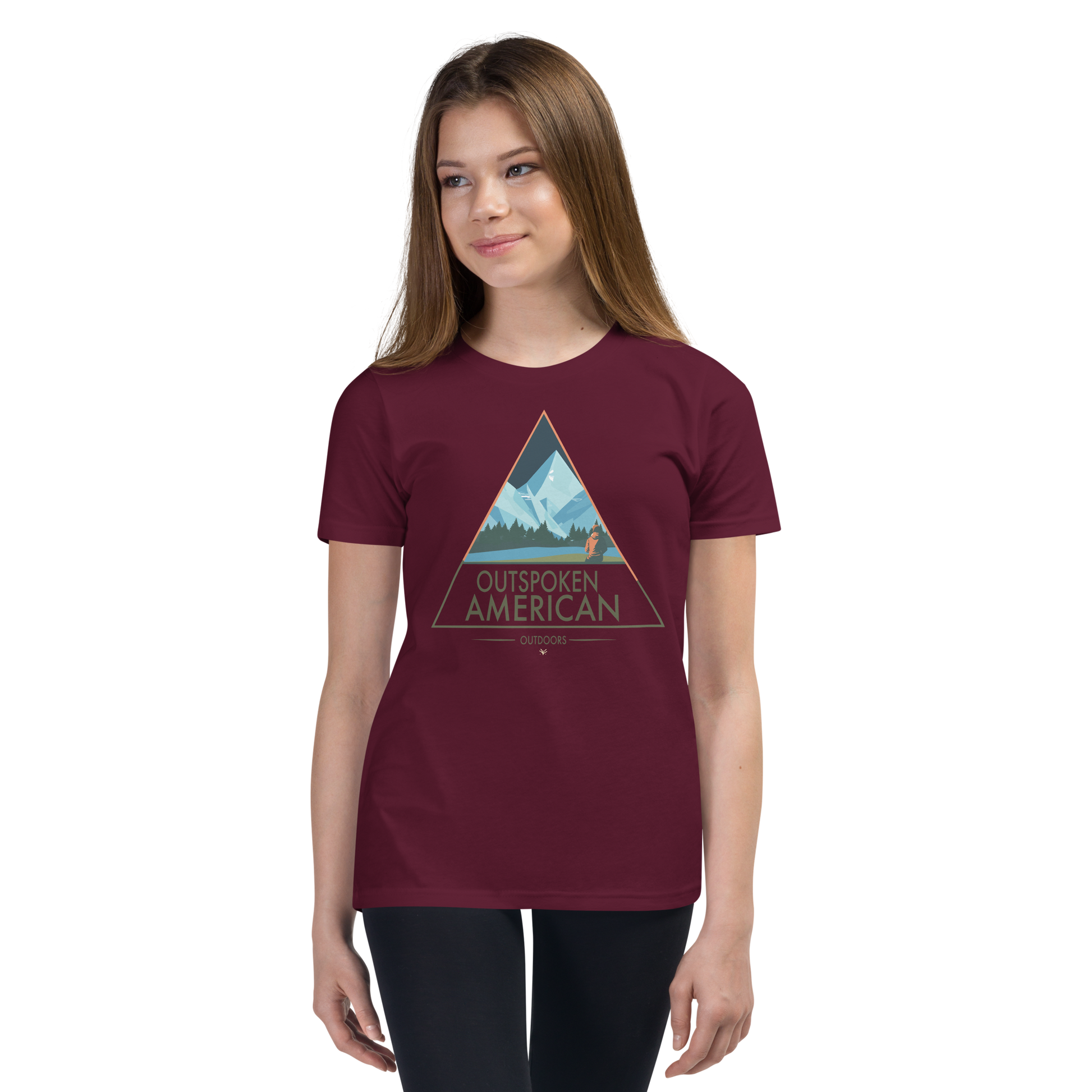 Outspoken American Outdoors (APPALACHIA Design) Youth Tee