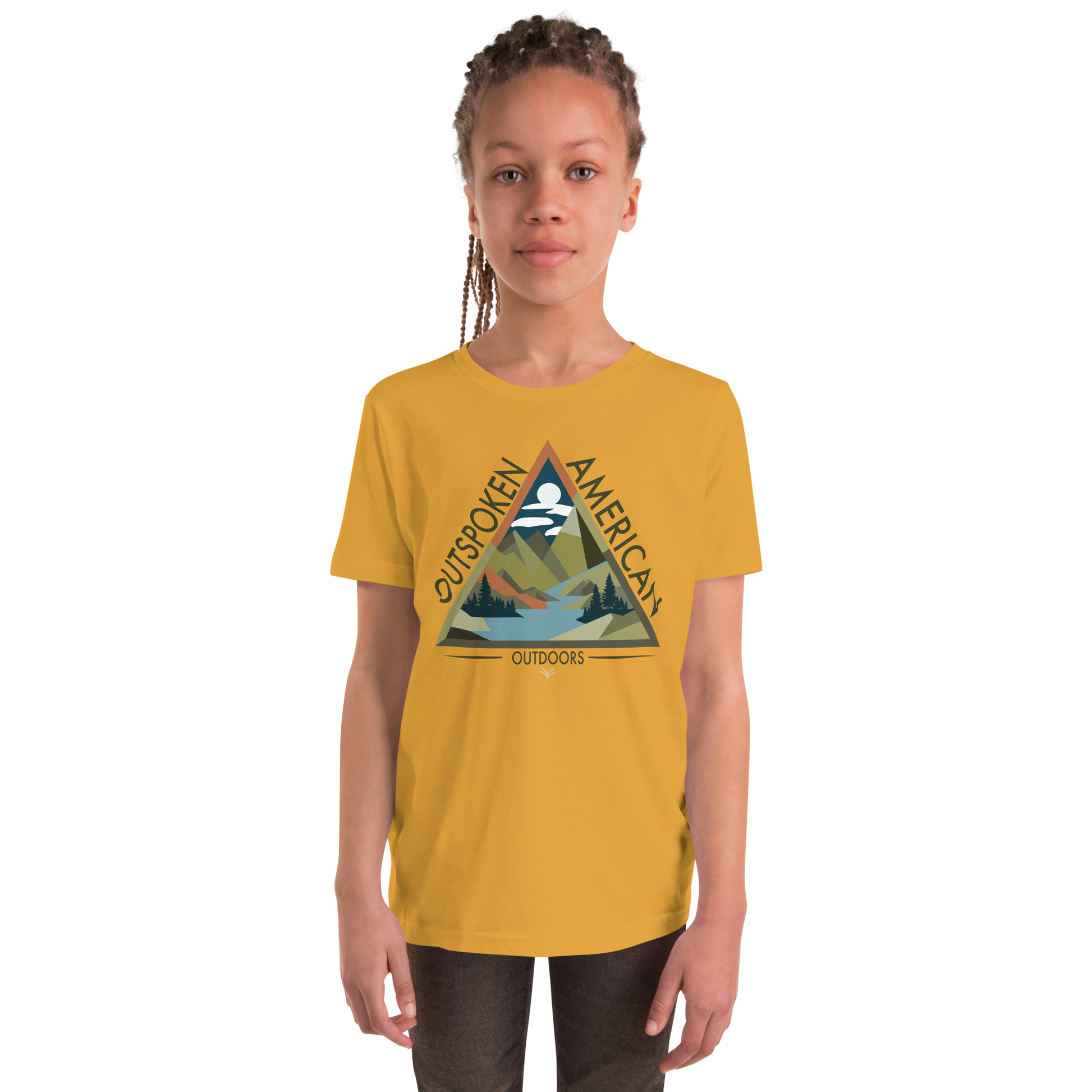 Outspoken American Outdoors (ROME Design) Youth Tee