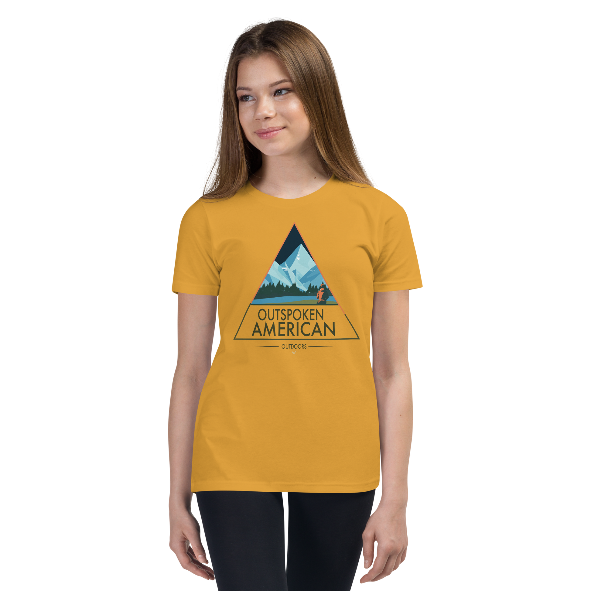 Outspoken American Outdoors (APPALACHIA Design) Youth Tee