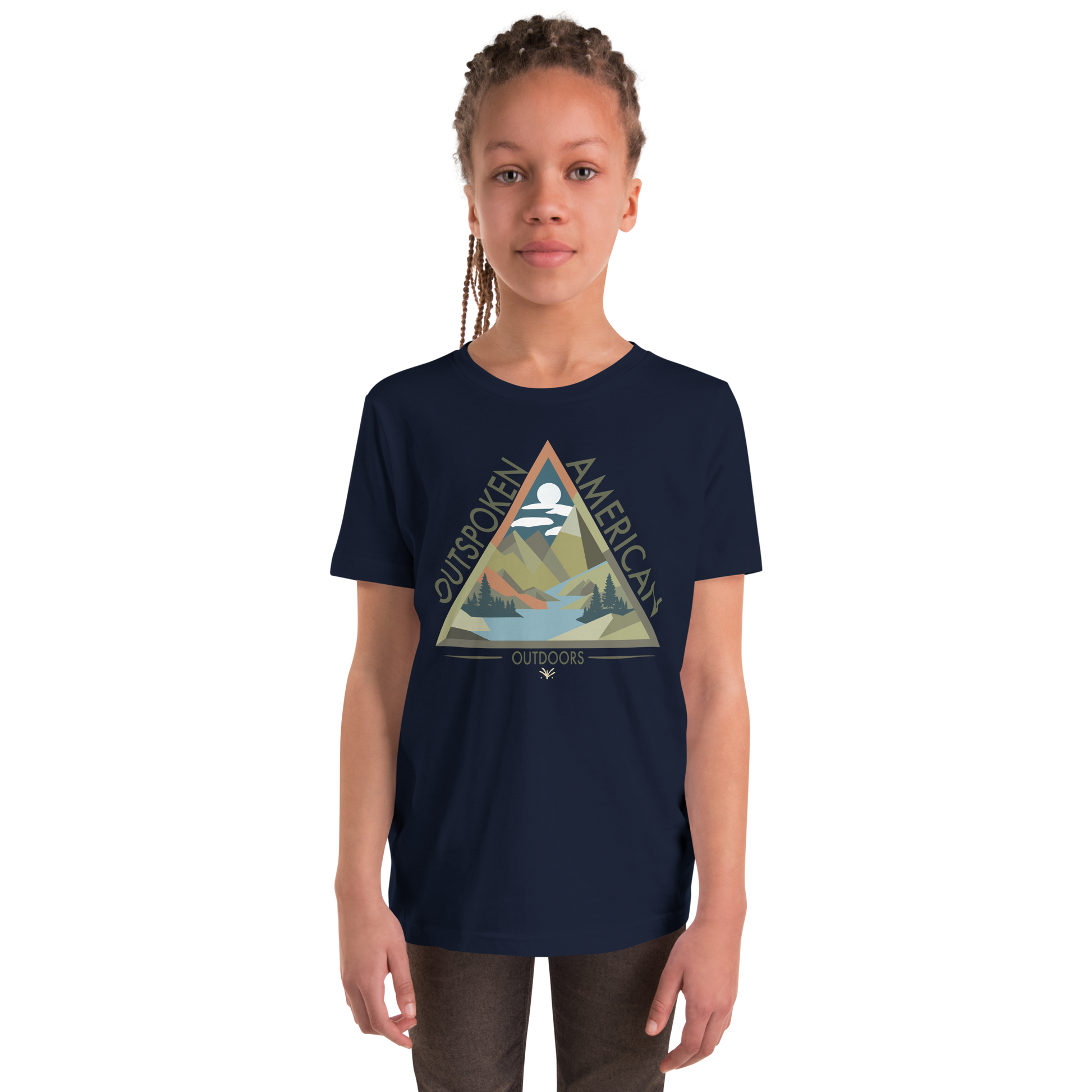 Outspoken American Outdoors (ROME Design) Youth Tee