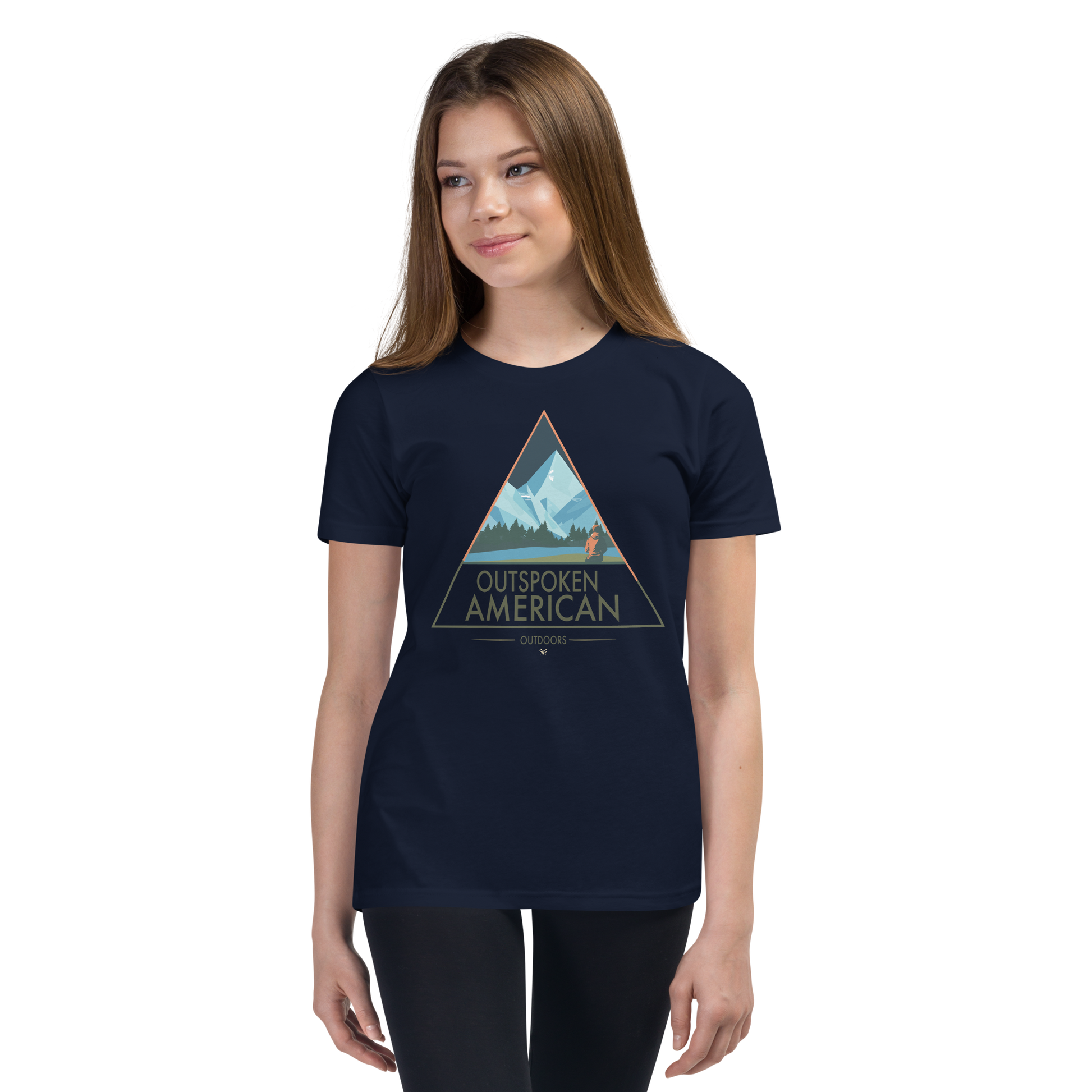Outspoken American Outdoors (APPALACHIA Design) Youth Tee