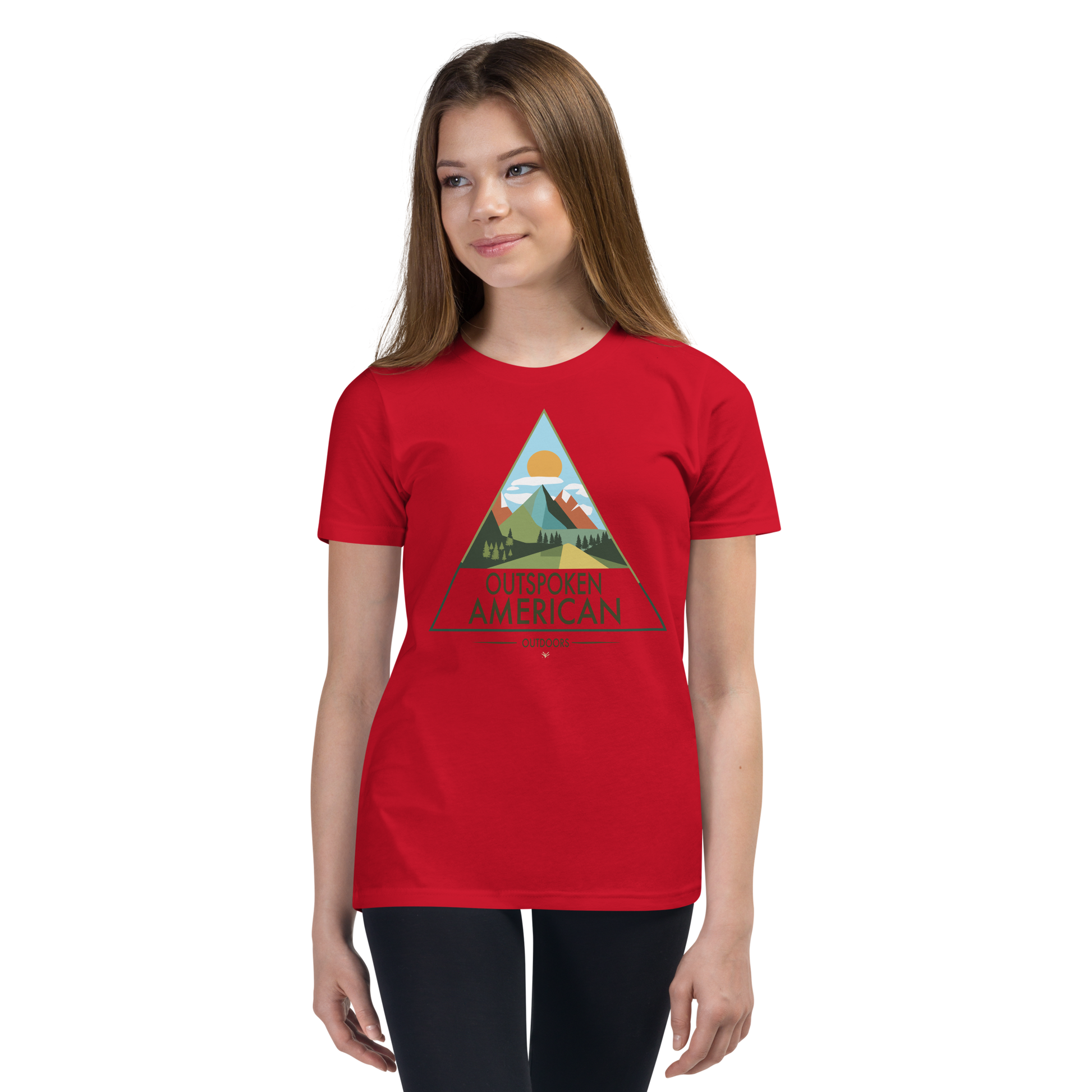 Outspoken American Outdoors (MONROE Design) Youth Tee