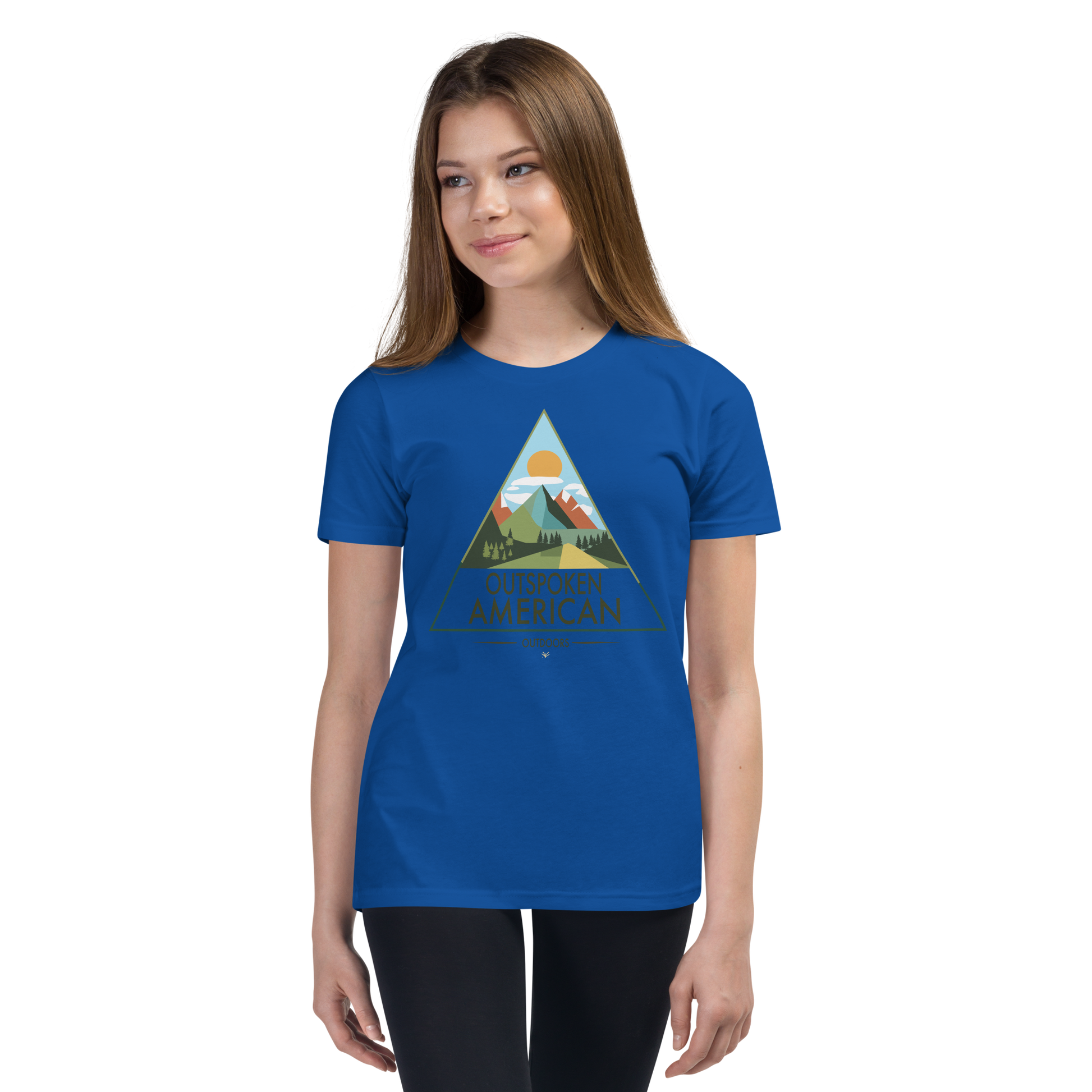 Outspoken American Outdoors (MONROE Design) Youth Tee