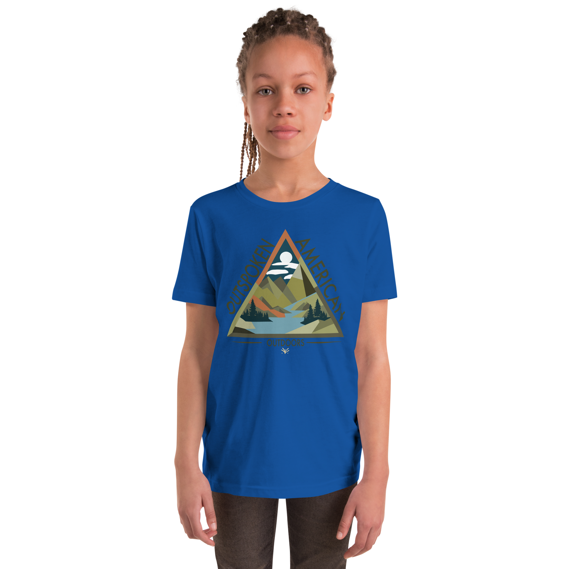 Outspoken American Outdoors (ROME Design) Youth Tee