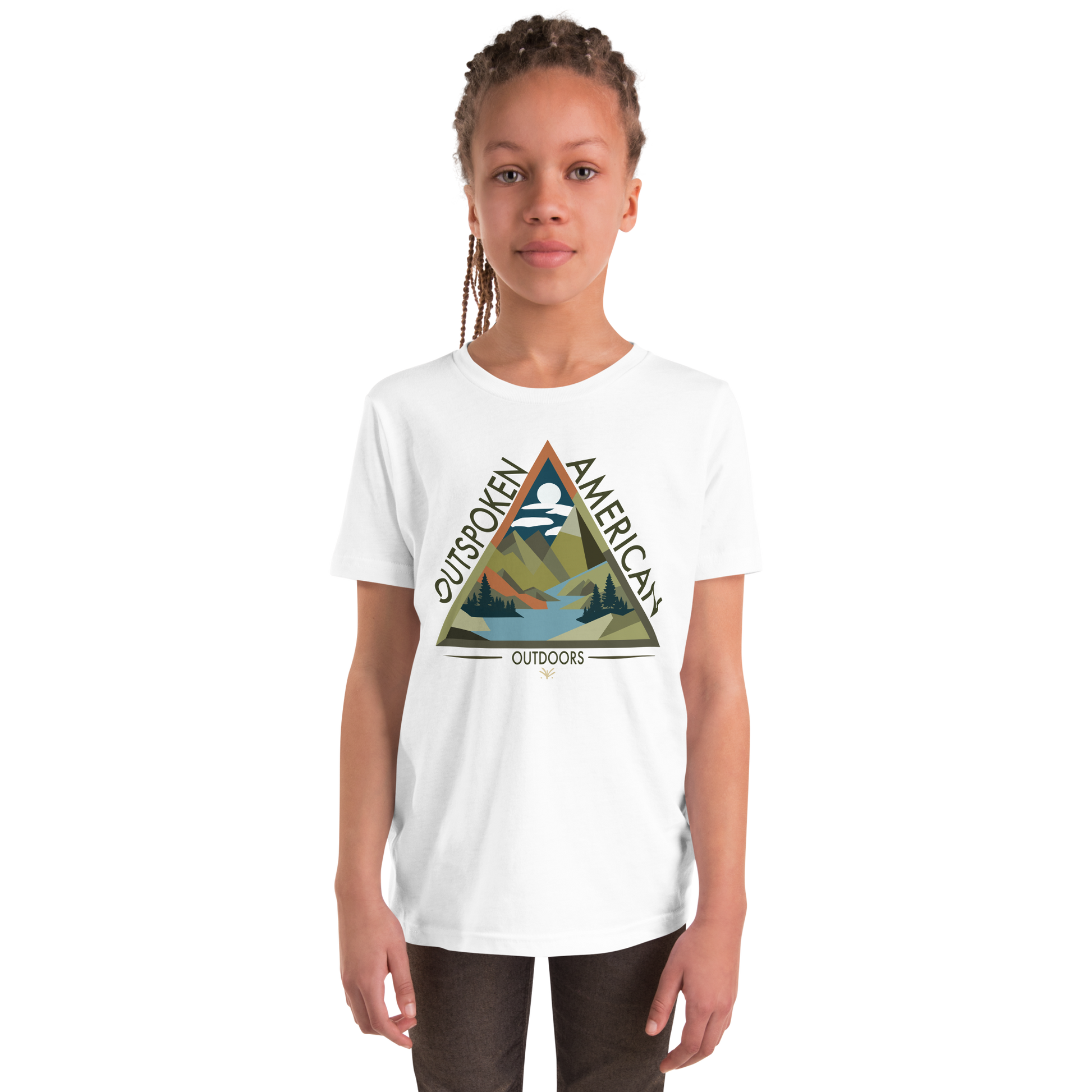 Outspoken American Outdoors (ROME Design) Youth Tee